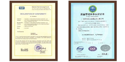 Quality management system certification