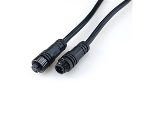 M12 waterproof male to female cable connectors 